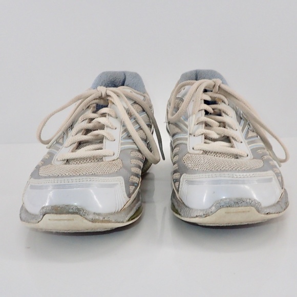 Skechers Shape Ups Toners Women's White Blue Silver Toning Athletic Shoes Sz 7 - Picture 5 of 12